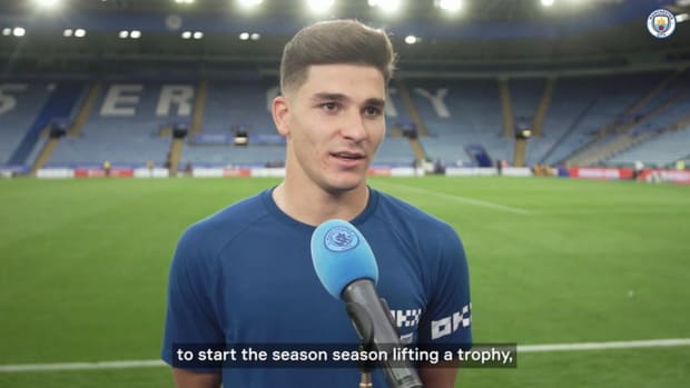 Álvarez on his first goal for Manchester City
